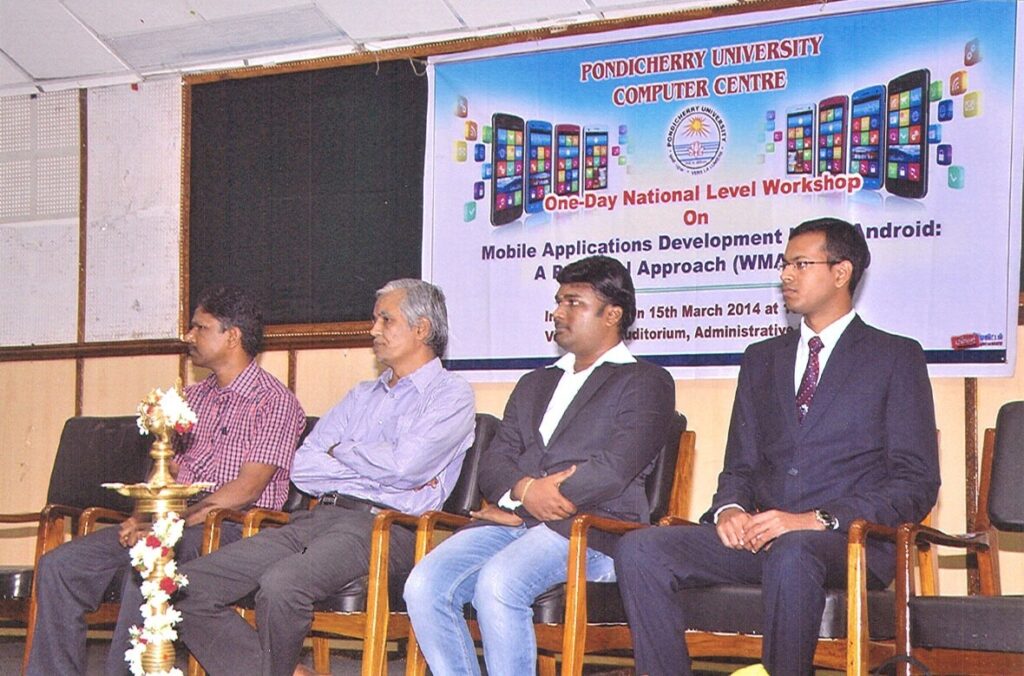 Pondicherry University JP INFOTECH Android Workshop 3