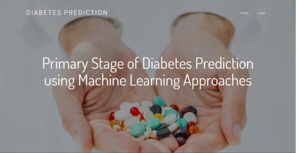 JPPY2119-Primary Stage of Diabetes Prediction using