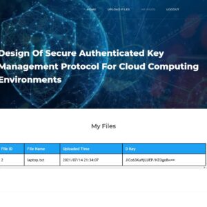 JPJ2110-Design of Secure Authenticated Key