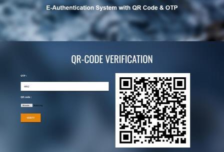 JPJA2301-E-Authentication System using QR Code & OTP